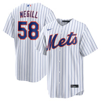 Tylor Megill New York Mets Baseball Jersey, White Replica Sportswear Jersey Shirt, Lightweight Breathable Athletic Jersey, Casual Gift for Men
