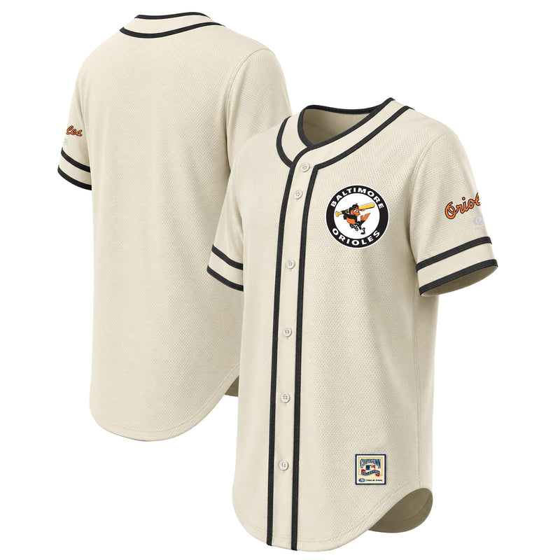 Baltimore Orioles Baseball Jersey, Natural Throwback Sportswear Jersey Shirt, Lightweight Breathable Athletic Jersey, Casual Gift for Men