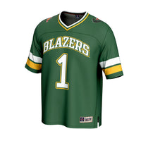 UAB Blazers Lightweight Football Jersey, Green Fashion Sportswear Jersey Shirt, Lightweight Breathable Athletic Jersey, Casual Gift for Men