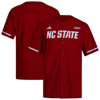 NC State Wolfpack Baseball Jersey, Red Replica Sportswear Jersey Shirt, Lightweight Breathable Athletic Jersey, Casual Gift for Men
