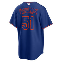 Freddy Peralta New York Mets Baseball Jersey, Royal Replica Sportswear Jersey Shirt, Lightweight Breathable Athletic Jersey, Casual Gift for Men