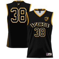 VCU Rams Basketball Jersey, Black Lightweight Sportswear Jersey Shirt, Sleeveless Athletic Tank Jersey, Casual Gift for Men