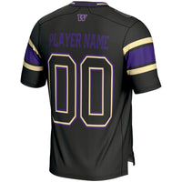 Washington Huskies Football Jersey, Black Sportswear Jersey Shirt, Lightweight Breathable Athletic Jersey, Casual Gift for Men, Style 5233560