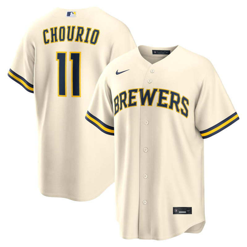 Jackson Chourio Milwaukee Brewers Baseball Jersey, Sportswear Jersey Shirt, Lightweight Athletic Jersey, Casual Gift for Men, Style 203195400