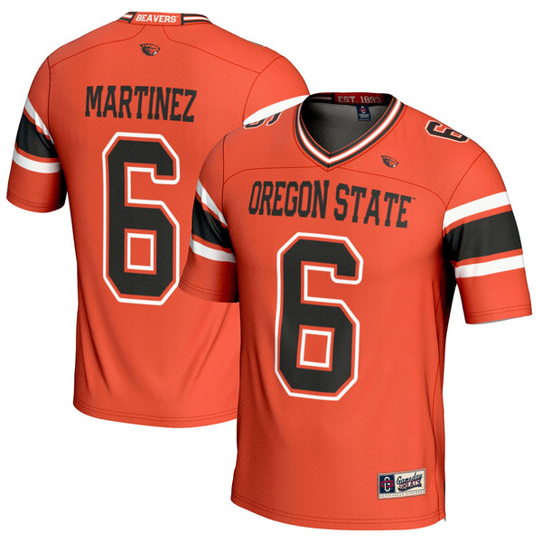 Damien Martinez Oregon State Beavers NIL Player Football Jersey - Orange