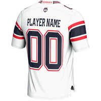 UConn Huskies Football Jersey, White Sportswear Jersey Shirt, Lightweight Breathable Athletic Jersey, Casual Gift for Men, Style 5233493