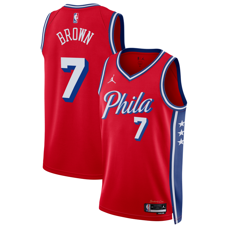 Jaylen Brown Basketball Jersey, Red Swingman Sportswear Jersey Shirt, Sleeveless Athletic Tank Jersey, Casual Gift for Men
