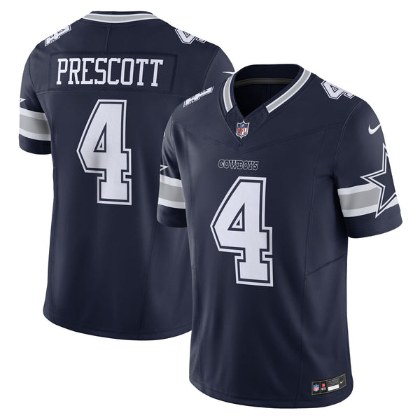 Dallas Cowboys Dak Prescott Navy Limited Jersey