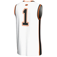 Oklahoma State Cowboys Basketball Jersey, White Lightweight Sportswear Jersey Shirt, Sleeveless Athletic Tank Jersey, Casual Gift for Men