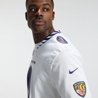 Roquan Smith Baltimore Ravens Football Jersey, White Game Sportswear Jersey Shirt, Lightweight Breathable Athletic Jersey, Casual Gift for Men