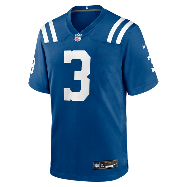 Indianapolis Colts Spencer Shrader Royal Team Game Jersey