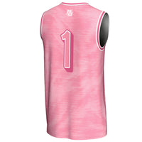 Marquette Golden Eagles Basketball Jersey, Pink Lightweight Sportswear Jersey Shirt, Sleeveless Athletic Tank Jersey, Casual Gift for Men