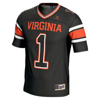 Virginia Cavaliers Football Jersey, Black Sportswear Jersey Shirt, Lightweight Breathable Athletic Jersey, Casual Gift for Men, Style 5234358