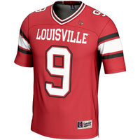 Louisville Cardinals Football Jersey, Red Sportswear Jersey Shirt, Lightweight Breathable Athletic Jersey, Casual Gift for Men, Style 200667734