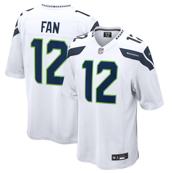 Seattle Seahawks 12s White Game Jersey