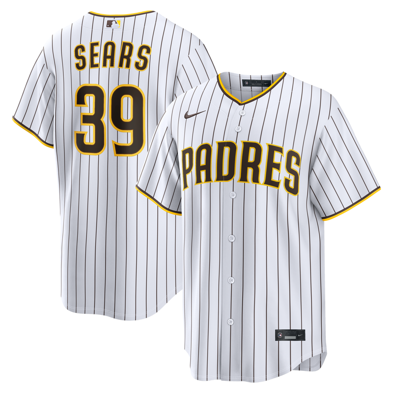 JP Sears San Diego Padres Baseball Jersey, White Replica Sportswear Jersey Shirt, Lightweight Breathable Athletic Jersey, Casual Gift for Men