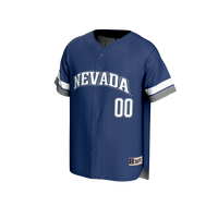 Nevada Wolf Pack Baseball Jersey, Navy Sportswear Jersey Shirt, Lightweight Breathable Athletic Jersey, Casual Gift for Men, Style 202461701