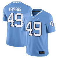 North Carolina Tar Heels Football Jersey, Sportswear Jersey Shirt, Lightweight Breathable Athletic Jersey, Casual Gift for Men, Style 202332615