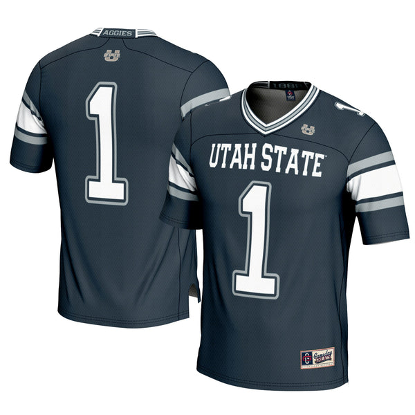 #1 Utah State Aggies Football Jersey - Navy