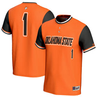 Oklahoma State Cowboys Softball Jersey, Orange Fashion Sportswear Jersey Shirt, Lightweight Breathable Athletic Jersey, Casual Gift for Men