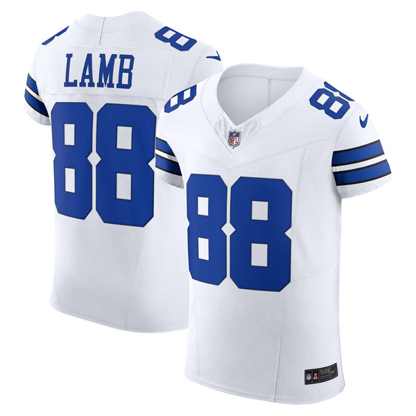 Dallas Cowboys CeeDee Lamb White Elite Jersey