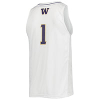 Washington Huskies Basketball Jersey, White Swingman Sportswear Jersey Shirt, Sleeveless Athletic Tank Jersey, Casual Gift for Men