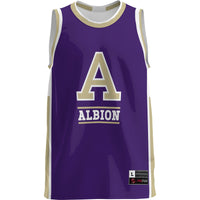 Albion Britons Basketball Jersey, Purple Lightweight Sportswear Jersey Shirt, Sleeveless Athletic Tank Jersey, Casual Gift for Men