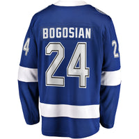 Zach Bogosian Tampa Bay Lightning Hockey Jersey, Blue Breakaway Sportswear Jersey Shirt, Long Sleeve Hockey Sweater Jersey, Casual Gift for Men