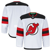 New Jersey Devils Hockey Jersey, White Authentic Away Sportswear Jersey Shirt, Long Sleeve Hockey Sweater Jersey, Casual Gift for Men