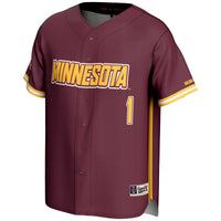 Minnesota Golden Gophers Baseball Jersey, Sportswear Jersey Shirt, Lightweight Breathable Athletic Jersey, Casual Gift for Men, Style 200661307