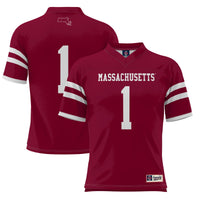 UMass Minutemen Football Jersey, Maroon Sportswear Jersey Shirt, Lightweight Breathable Athletic Jersey, Casual Gift for Men