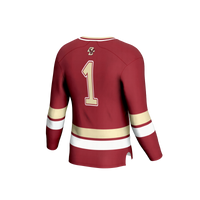 Boston College Eagles Hockey Jersey, Maroon Fashion Lightweight Sportswear Jersey Shirt, Long Sleeve Hockey Sweater Jersey, Casual Gift for Men