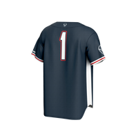 Howard Bison Baseball Jersey, Navy Fashion Lightweight Sportswear Jersey Shirt, Lightweight Breathable Athletic Jersey, Casual Gift for Men