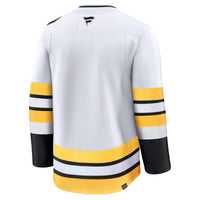 Boston Bruins Hockey Jersey, White Premium Away Sportswear Jersey Shirt, Long Sleeve Hockey Sweater Jersey, Casual Gift for Men, Style 203133886
