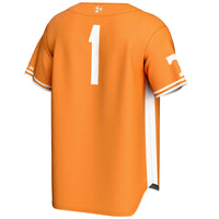 Tennessee Volunteers Lightweight Baseball Jersey, Orange Sportswear Jersey Shirt, Lightweight Breathable Athletic Jersey, Casual Gift for Men