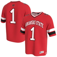 Arkansas State Red Wolves Football Jersey, Scarlet Fashion Sportswear Jersey Shirt, Lightweight Breathable Athletic Jersey, Casual Gift for Men