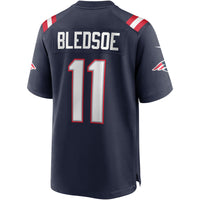 Drew Bledsoe New England Patriots Football Jersey, Navy Sportswear Jersey Shirt, Lightweight Breathable Athletic Jersey, Casual Gift for Men