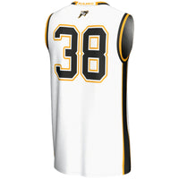 VCU Rams Basketball Jersey, White Lightweight Sportswear Jersey Shirt, Sleeveless Athletic Tank Jersey, Casual Gift for Men