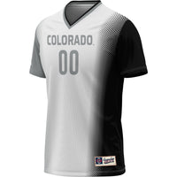 Colorado Buffaloes Soccer Jersey, White Lightweight Sportswear Jersey Shirt, Lightweight Breathable Athletic Jersey, Casual Gift for Men