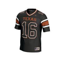 Texas Longhorns Football Jersey, Black Fashion Sportswear Jersey Shirt, Lightweight Breathable Athletic Jersey, Casual Gift for Men