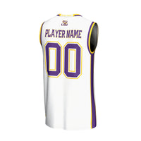 LSU Tigers Basketball Jersey, White Fashion Lightweight Sportswear Jersey Shirt, Sleeveless Athletic Tank Jersey, Casual Gift for Men