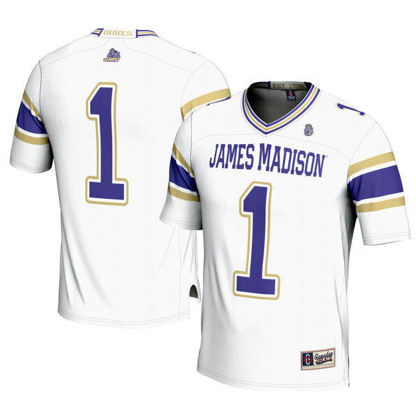 #1 James Madison Dukes Football Jersey - Cardinal
