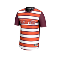 Virginia Tech Hokies Soccer Jersey, Maroon Fashion Sportswear Jersey Shirt, Lightweight Breathable Athletic Jersey, Casual Gift for Men