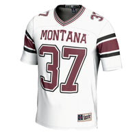 Montana Grizzlies Football Jersey, White Sportswear Jersey Shirt, Lightweight Breathable Athletic Jersey, Casual Gift for Men, Style 200496621