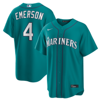 Colt Emerson Seattle Mariners Baseball Jersey, Teal Replica Sportswear Jersey Shirt, Lightweight Breathable Athletic Jersey, Casual Gift for Men