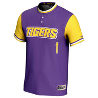 LSU Tigers Softball Jersey, Purple Sportswear Jersey Shirt, Lightweight Breathable Athletic Jersey, Casual Gift for Men, Style 201462626