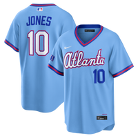 Chipper Jones Atlanta Braves Baseball Jersey, Blue Sportswear Jersey Shirt, Lightweight Breathable Athletic Jersey, Casual Gift for Men