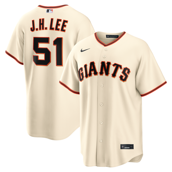 San Francisco Giants Jung Hoo Lee Cream Home Replica Jersey
