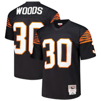 Ickey Woods Cincinnati Bengals Football Jersey, Black Sportswear Jersey Shirt, Lightweight Breathable Athletic Jersey, Casual Gift for Men