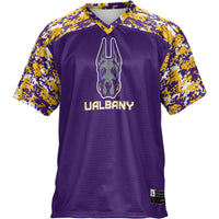 UAlbany Great Danes Football Jersey, Purple Sportswear Jersey Shirt, Lightweight Breathable Athletic Jersey, Casual Gift for Men